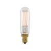 25W Clear T6 Tubular E-12 Base Nostalgic Antique Style Filament Bulb