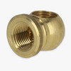 1/8ips Threaded - 5/8in Diameter Tee Fitting Ball Armback- Unfinished Brass