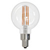 4W LED E12 Base G16 Globe 3000K Filament Fully Compatible Dimming Bulb - Clear