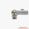 1/8ips Threaded - 1/2in Diameter 90 Degree Ball Armback - Nickel Plated