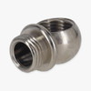 1/8ips Threaded - 1/2in Diameter 90 Degree Ball Armback - Nickel Plated