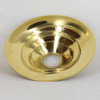 7in Diameter Brass Indian Ceiling Canopy - Polished Brass