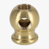 1/8ips Threaded - 7/8in Diameter 4-Way Ball Armback - Unfinished Brass