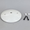2-3/4in Bar Holes - Contemporary Canopy Kit - White Glazed Porcelain