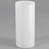 2in. Long Soft Plastic E-12 Base Candle Socket Cover - Candelabra - White