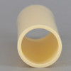 85mm (3-3/8in) Long Plain Hard Plastic European Candle Cover - Ivory