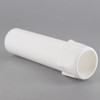 100mm (3-15/16in) Long Hard Plastic European Candle Cover - White Drip