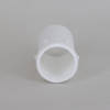 70mm Height X 29mm OD Hard Plastic Candle Cover with Drips - White