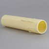 4in. Long Plastic E-12 Base Candle Socket Cover - Candelabra - Ivory Drip