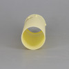 4in. Long Plastic E-26 Base Candle Socket Cover - Edison - Ivory Drip