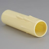 3in. Long Plastic E-12 Base Candle Socket Cover - Candelabra - Ivory Drip