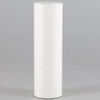 3in. Long Paper/Fiber E-12 Candelabra Base Candle Socket Cover - White