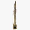 1/8ips Threaded - 90 Degree Tulip Armback - Unfinished Brass