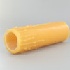 6in. Long Honey Amber Drip Resin E-26 Base Candle Socket Cover - Edison