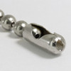 Steel Beaded Chain Coupling for #3 3/32in. Thick Beaded Chain - Nickel Plated