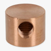 1/4ips X 1/8ips Threaded - 1in Diameter 90 Degree Disc Armback - Unfinished Copper