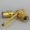 Unfinished Brass Adjustable Stem Cluster with 3/4in. Ball Finial