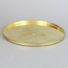 5 In. Diameter Stamped Brass Straight Edge Checkring - Unfinished Brass