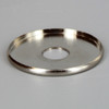 1/2in. x 1/8ips slip Polished Nickel Finish Turned Brass Check Ring