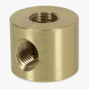 1/4ips Threaded - 1-1/4in Diameter Tee Disc Armback - Unfinished Brass