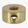 1/4ips x (3) 1/8IPS (90 Degree) Threaded - 1-1/4in Diameter Disc Armback - Unfinished Brass