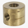 1/8ips Threaded - 1-1/4in Diameter 3 Way  Disc Armback - Unfinished Brass