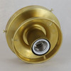 4in Fitter Flush Mount Fixture Brass