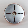 1 Light Flush Surface Mount Raw Copper Fixture