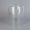 4.33in Diameter X 5in Height Clear Cylinder Shade with 1-5/8in Hole