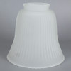 2-1/4in Neck - Ribbed Bell Shade - Frosted