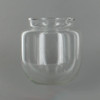 3-3/4in. Clear Round Bottom Cylinder Tube with 3in. Neck