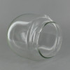 3-3/4in. Clear Round Bottom Cylinder Tube with 3in. Neck