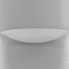 12in Diameter Sandblasted/White Painted Dish with 1/2in. Hole