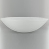 12in Diameter X 3-1/2in. Deep Sandblasted/White Painted Dish with 2in