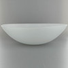 15in Diameter X 3-1/4in. Deep Sandblasted/White Painted Dish with 1/2in
