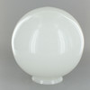 7in. Hand Blown Glass Ball with 3-1/4in. Neck - Opal Gloss