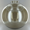 12in. Hand Blown Smoked Glass Ball with 4in. Neck