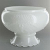 Opal Classic Early American Embossed Eagle Student Shade with Ruffle Top and 7in. Neck