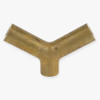 1/8ips - 120 Deg -Y- Cast Brass Armback - Unfinished Brass