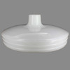 15-1/4in. Opal White Deco Torchiere Shade with 2-3/4in. Neck