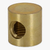 1/4ips X 1/8IPS Threaded - 3/4in Diameter 90 Degree Straight Armback - Unfinished Brass