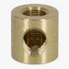 1/8ips Threaded - 3/4in Diameter 90 Degree Straight Armback - Unfinished Brass