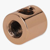 1/8ips Threaded - 3/4in Diameter 90 Degree Straight Armback - Polished Copper Finish