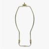 8-1/2in. Brass Plated Regular Duty Lamp Shade Harp with Saddle