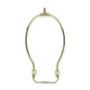 7in. Brass Plated Heavy Duty Lamp Shade Harp with Saddle