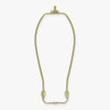 11-1/2in. Brass Plated Heavy Duty Lamp Shade Harp with Saddle