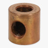 1/8ips Threaded - 3/4in Diameter Tee Fitting Straight Armback - Unfinished Copper