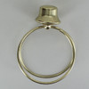 Brass Plated 2inch Short Medium Base Edison Bulb Clips Clip & Finial