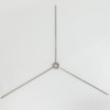 3 Spoke Spider Shade with Center Hole. For Uno Threaded Lamp Sockets. Can be Used for Making Shades Up to 16in.