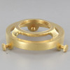 2-1/4in. Unfinished Cast Brass Uno Thread Shade Holder